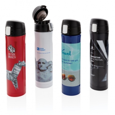 Logotrade corporate gift picture of: RCS Re-steel easy lock vacuum flask