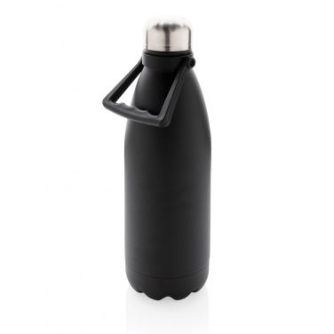 Logo trade promotional gift photo of: RCS Recycled stainless steel large vacuum bottle 1.5L