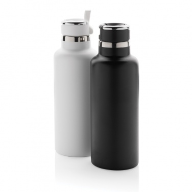 Logo trade corporate gifts image of: Hydro RCS recycled stainless steel vacuum bottle with spout