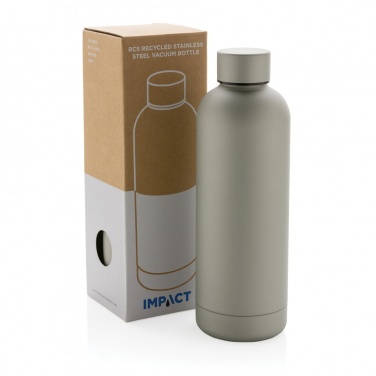 Logo trade promotional items picture of: RCS Recycled stainless steel Impact vacuum bottle