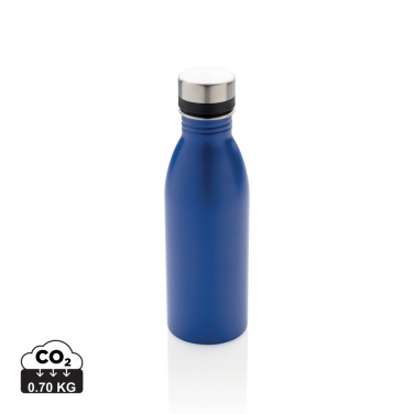 Logo trade promotional items picture of: RCS Recycled stainless steel deluxe water bottle