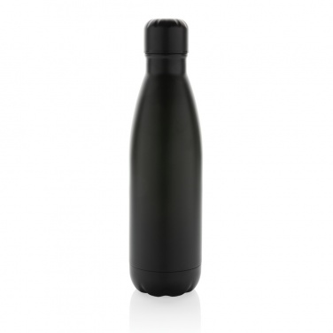 Logo trade promotional merchandise image of: Eureka RCS certified re-steel single wall water bottle