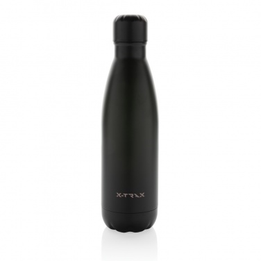 Logo trade promotional items image of: Eureka RCS certified re-steel single wall water bottle