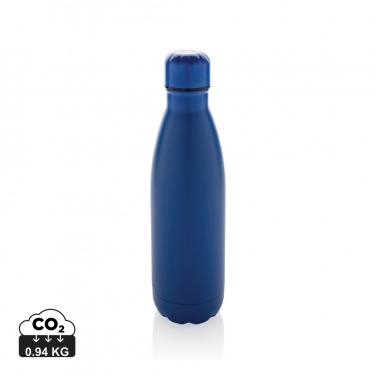 Logo trade corporate gifts image of: Eureka RCS certified re-steel single wall water bottle