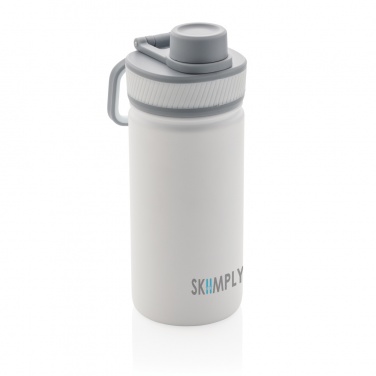 Logotrade promotional giveaway picture of: Vacuum stainless steel bottle with sports lid 550ml