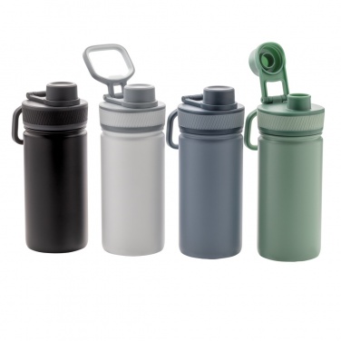 Logo trade promotional giveaway photo of: Vacuum stainless steel bottle with sports lid 550ml