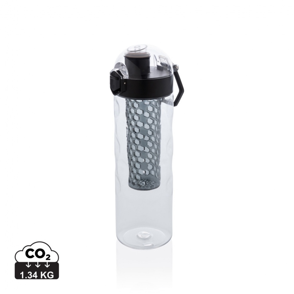 Logo trade promotional item photo of: Honeycomb lockable leak proof infuser bottle