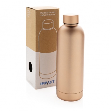 Logo trade business gifts image of: Impact stainless steel double wall vacuum bottle