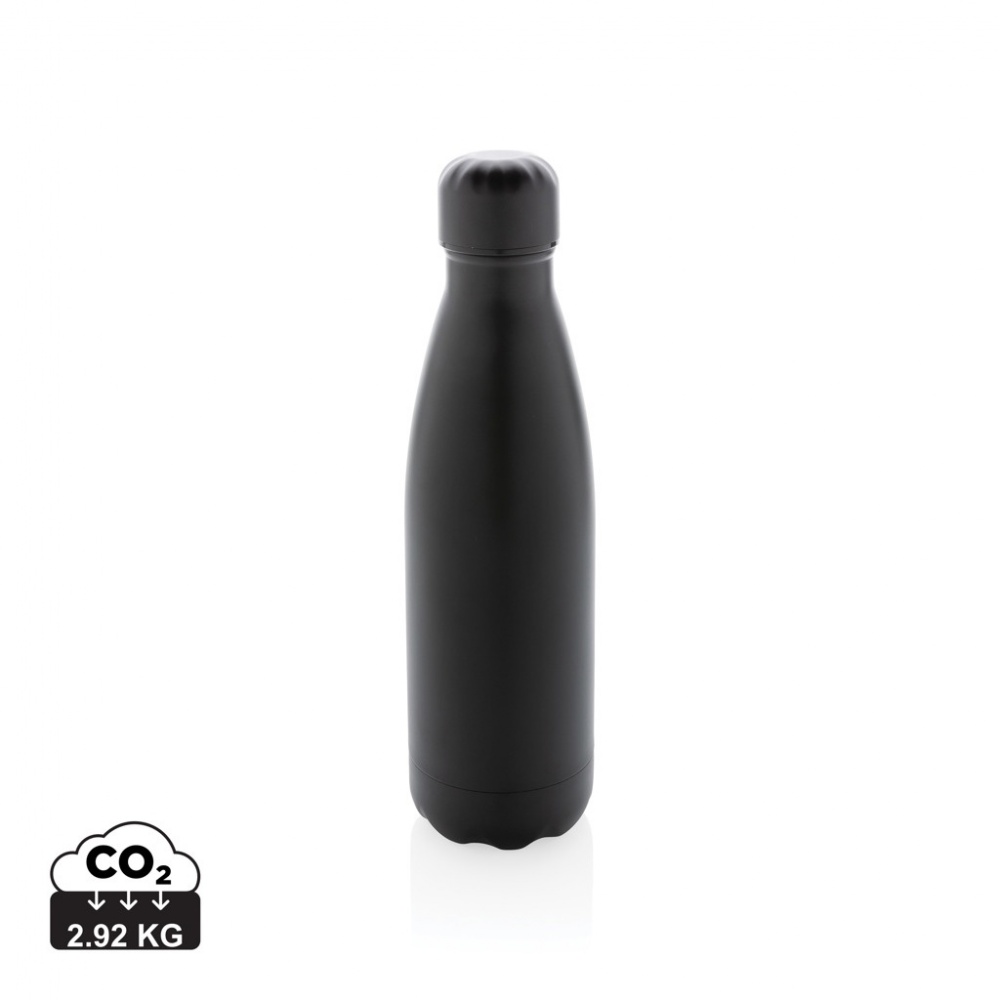 Logo trade advertising product photo of: Solid colour vacuum stainless steel bottle 500 ml