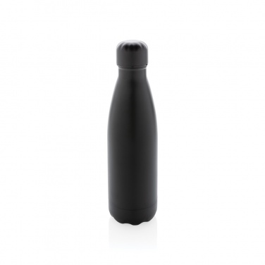 Logo trade promotional item photo of: Solid colour vacuum stainless steel bottle 500 ml