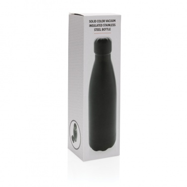 Logotrade promotional merchandise picture of: Solid colour vacuum stainless steel bottle 500 ml