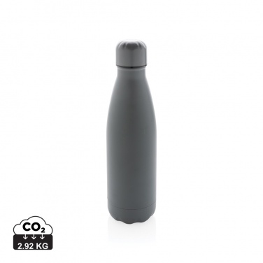 Logo trade promotional giveaway photo of: Solid colour vacuum stainless steel bottle 500 ml