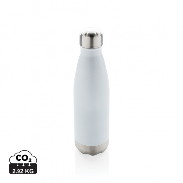 Logo trade promotional giveaways image of: Vacuum insulated stainless steel bottle