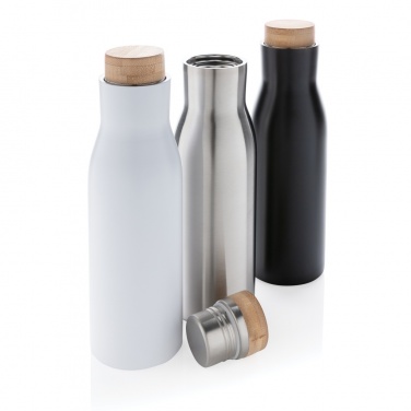 Logo trade promotional merchandise image of: Clima leakproof vacuum bottle with steel lid