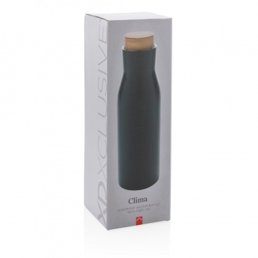 Logo trade corporate gifts picture of: Clima leakproof vacuum bottle with steel lid