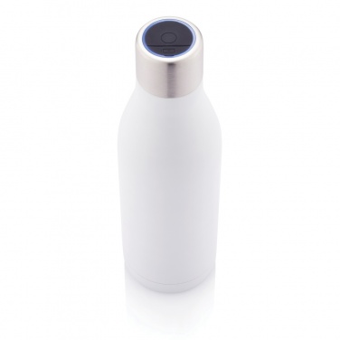 Logo trade promotional merchandise image of: UV-C steriliser vacuum stainless steel bottle