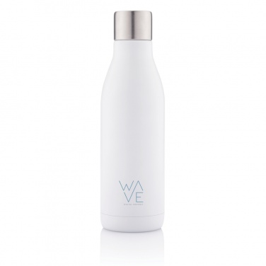 Logo trade promotional gifts image of: UV-C steriliser vacuum stainless steel bottle