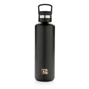 Logo trade promotional giveaways image of: Vacuum insulated leak proof standard mouth bottle