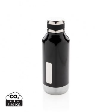 Logotrade promotional gift image of: Leak proof vacuum bottle with logo plate