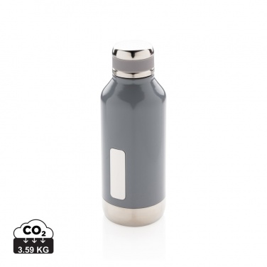 Logotrade advertising product image of: Leak proof vacuum bottle with logo plate