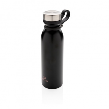 Logo trade business gifts image of: Copper vacuum insulated bottle with carry loop