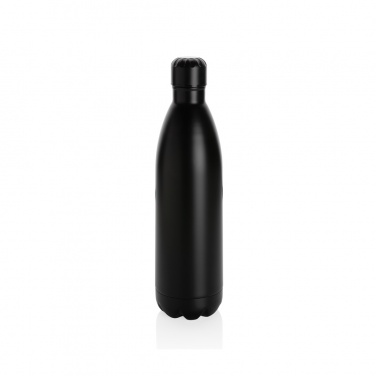 Logo trade advertising products picture of: Solid colour vacuum stainless steel bottle 1L