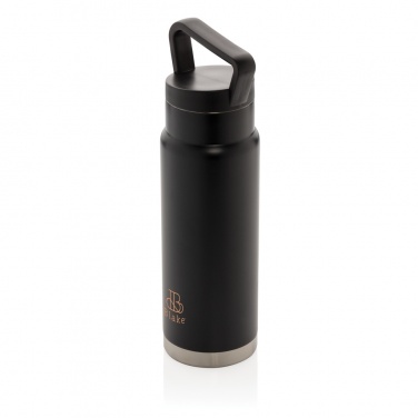 Logo trade advertising product photo of: Leakproof vacuum on-the-go bottle with handle