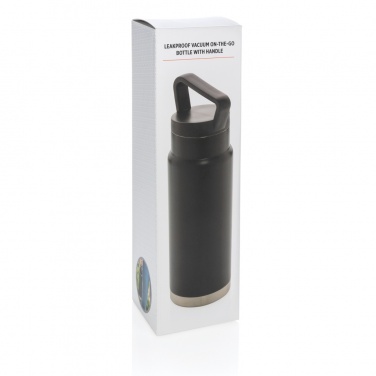 Logotrade business gift image of: Leakproof vacuum on-the-go bottle with handle