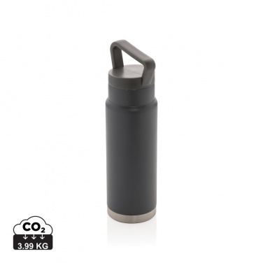 Logo trade promotional merchandise image of: Leakproof vacuum on-the-go bottle with handle