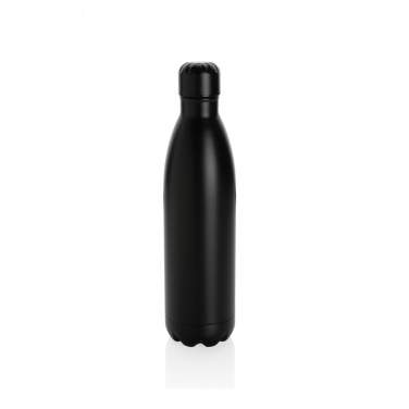 Logo trade promotional items image of: Solid colour vacuum stainless steel bottle 750ml