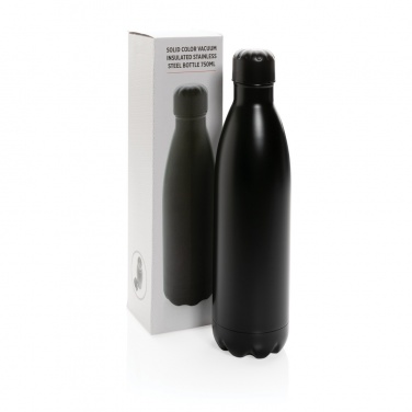 Logo trade advertising product photo of: Solid colour vacuum stainless steel bottle 750ml