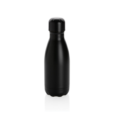 Logo trade corporate gifts image of: Solid colour vacuum stainless steel bottle 260ml