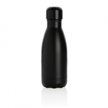 Logo trade promotional items image of: Solid colour vacuum stainless steel bottle 260ml