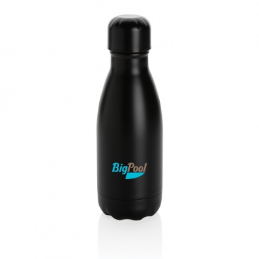 Logo trade advertising product photo of: Solid colour vacuum stainless steel bottle 260ml