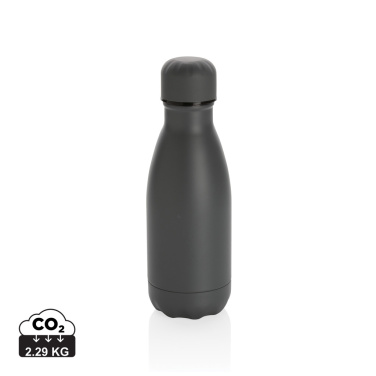 Logo trade advertising product photo of: Solid colour vacuum stainless steel bottle 260ml