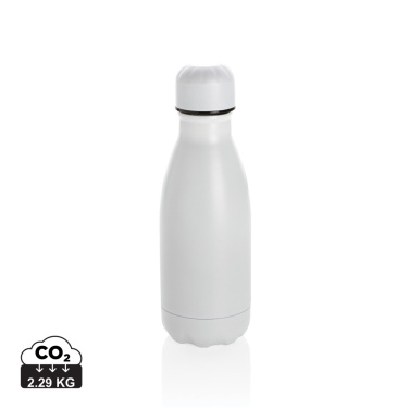 Logo trade promotional gifts picture of: Solid colour vacuum stainless steel bottle 260ml