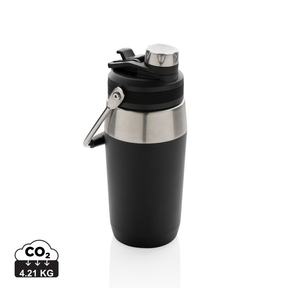 Logo trade promotional products picture of: Vacuum stainless steel dual function lid bottle 500ml