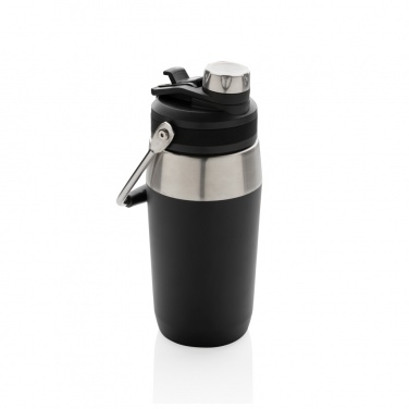 Logo trade promotional merchandise picture of: Vacuum stainless steel dual function lid bottle 500ml