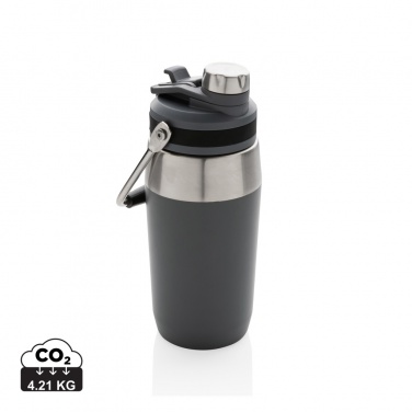 Logo trade promotional giveaway photo of: Vacuum stainless steel dual function lid bottle 500ml