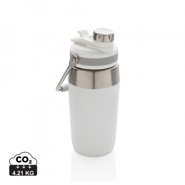 Logo trade advertising products image of: Vacuum stainless steel dual function lid bottle 500ml