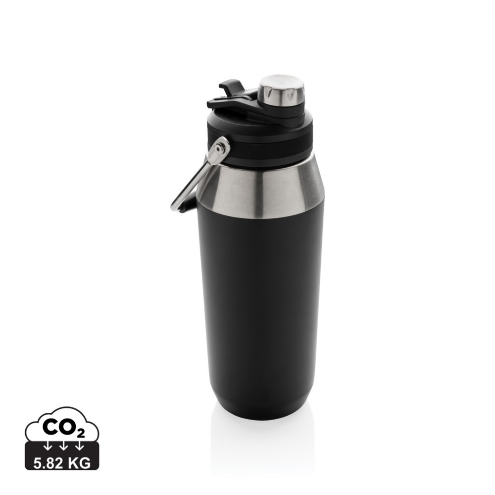 Logotrade advertising product picture of: Vacuum stainless steel dual function lid bottle 1L