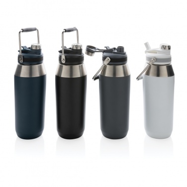 Logotrade promotional giveaways photo of: Vacuum stainless steel dual function lid bottle 1L