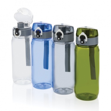 Logo trade promotional merchandise image of: Yide RCS Recycled PET leakproof lockable waterbottle 600ml