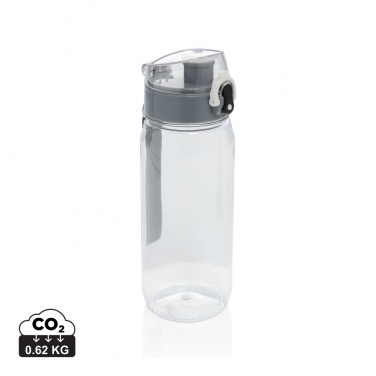 Logo trade promotional merchandise image of: Yide RCS Recycled PET leakproof lockable waterbottle 600ml