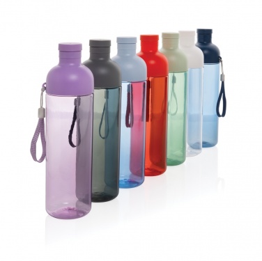 Logo trade promotional merchandise photo of: Impact RCS recycled PET leakproof water bottle 600ml