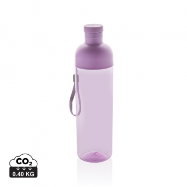 Logo trade promotional products image of: Impact RCS recycled PET leakproof water bottle 600ml