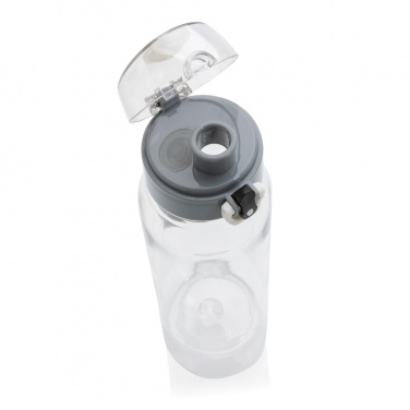 Logo trade promotional merchandise photo of: Yide RCS Recycled PET leakproof lockable waterbottle 800ml