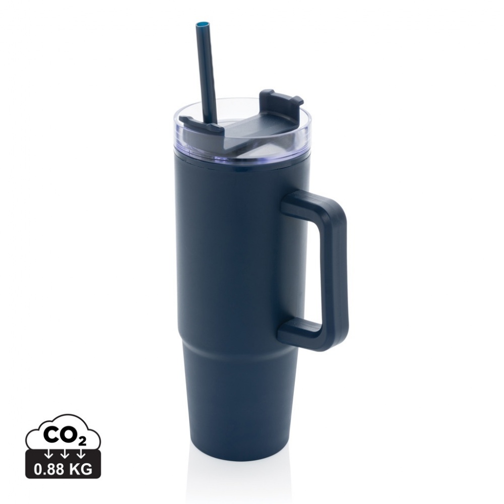 Logo trade promotional giveaways image of: Tana RCS plastic tumbler with handle 900ml