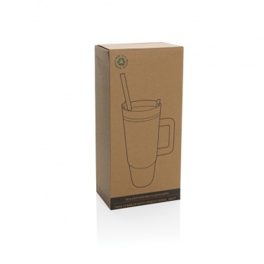 Logotrade advertising product image of: Tana RCS plastic tumbler with handle 900ml