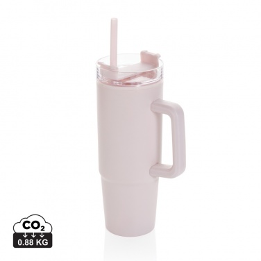 Logotrade promotional products photo of: Tana RCS plastic tumbler with handle 900ml